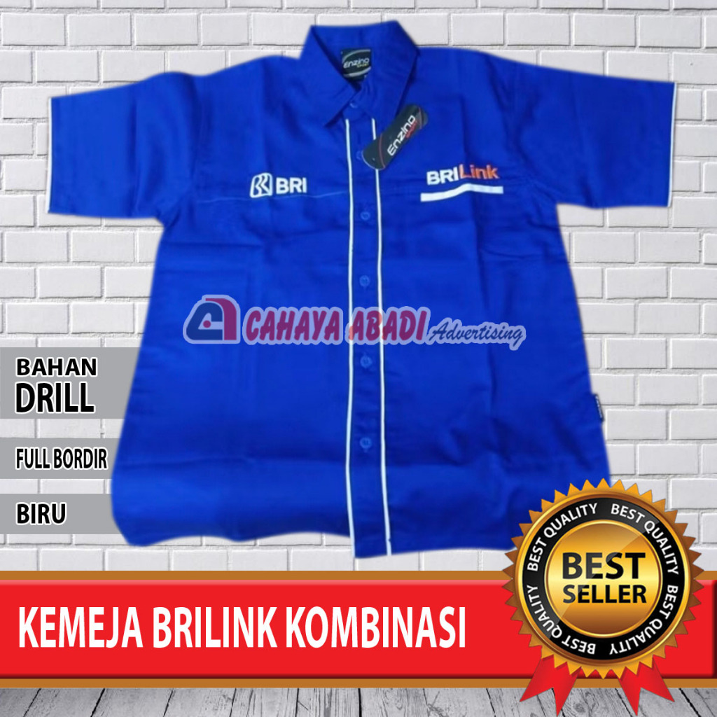 Kemeja BRI BRILINK Seragam BRILINK Baju BRI BRILINK