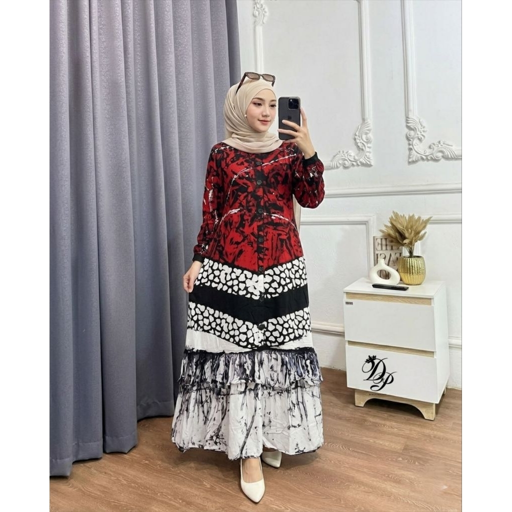 BATIK HAFIZH- GAMIS TWILL ORI REMPEL TUMPUK BAWAH / GAMIS TWILL REMPEL KANCING / GAMIS TWILL SUSUN /