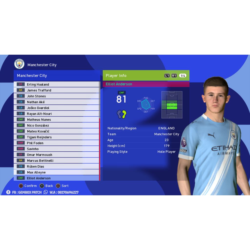 SAVEDATA TRANSFER Game Bola eFootball PS3