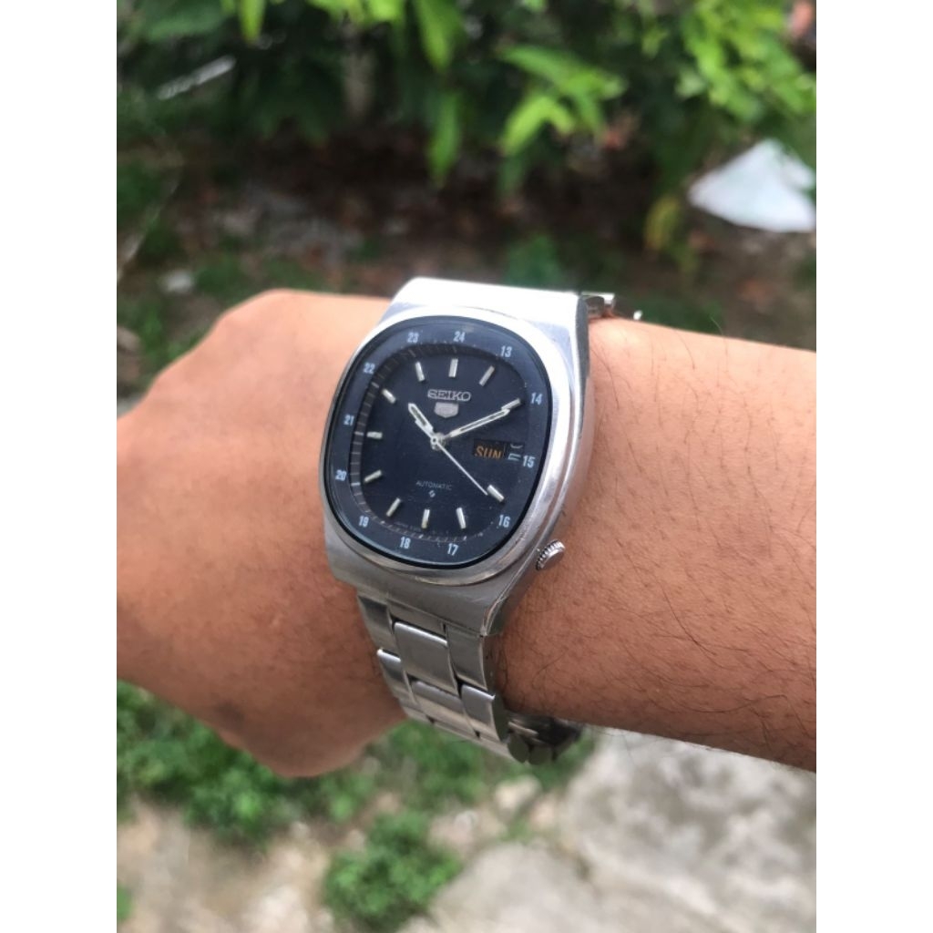 Seiko 5 6309-510A Railway Time Automatic Date/Day Vintage Men’s Watch