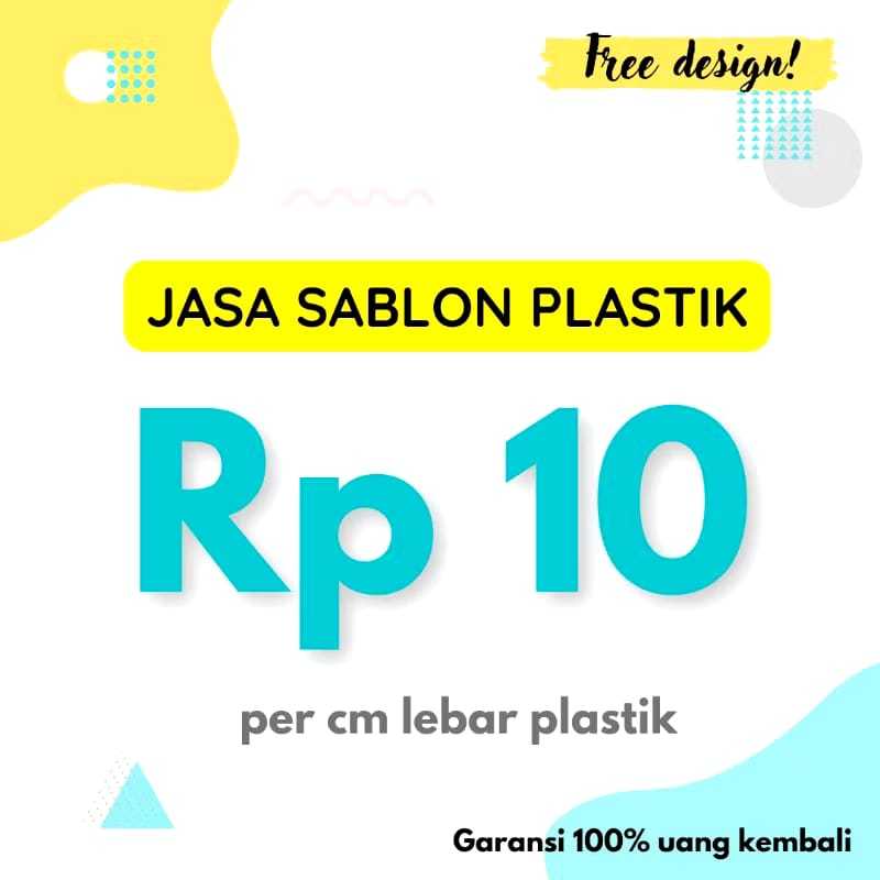Jasa Sablon Custom / Sablon Plastik