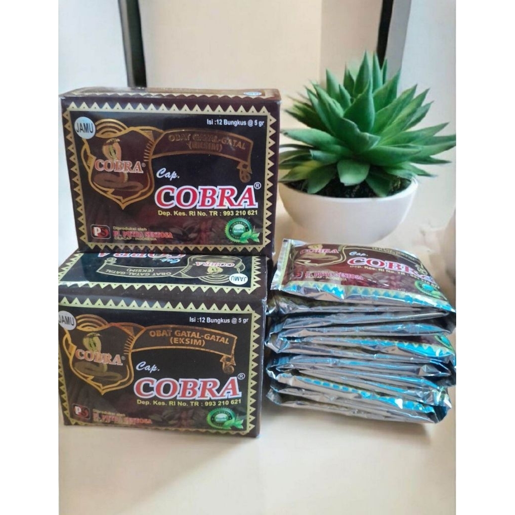 JAMU SERBUK CAP COBRA GATAL [EXIM]  ORIGINAL 100%