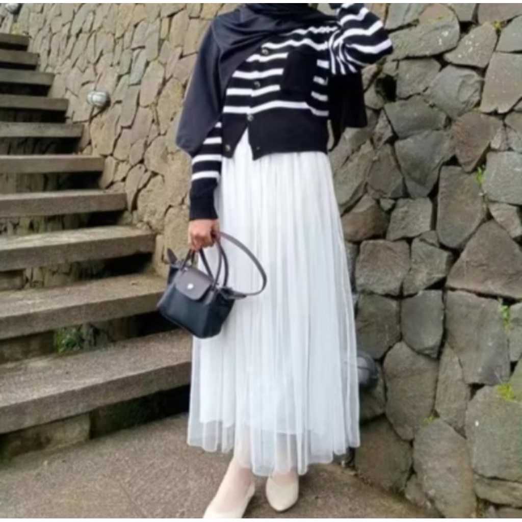 ROK TUTU PUTIH DEWASA