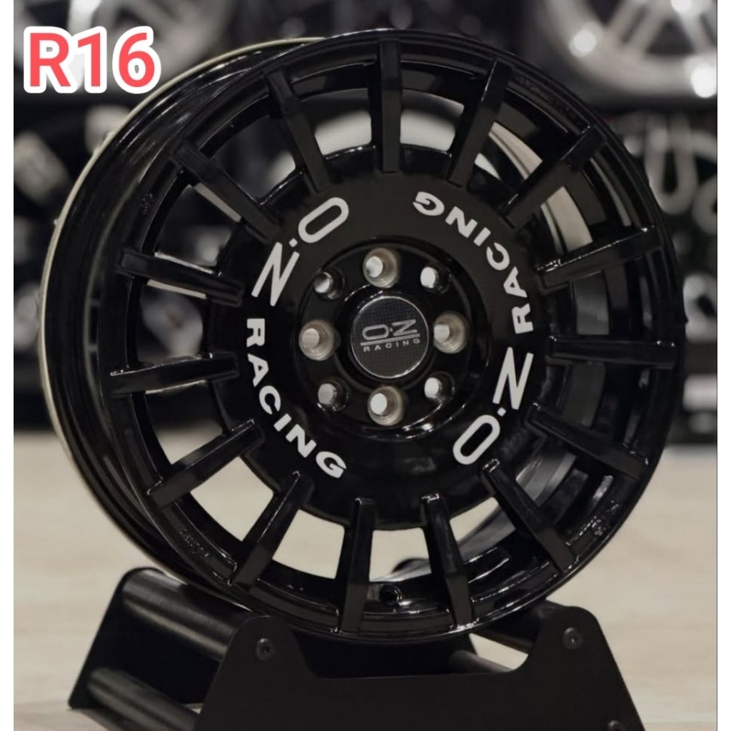 Velg OZ Rally R16 Black 4x100 / 114