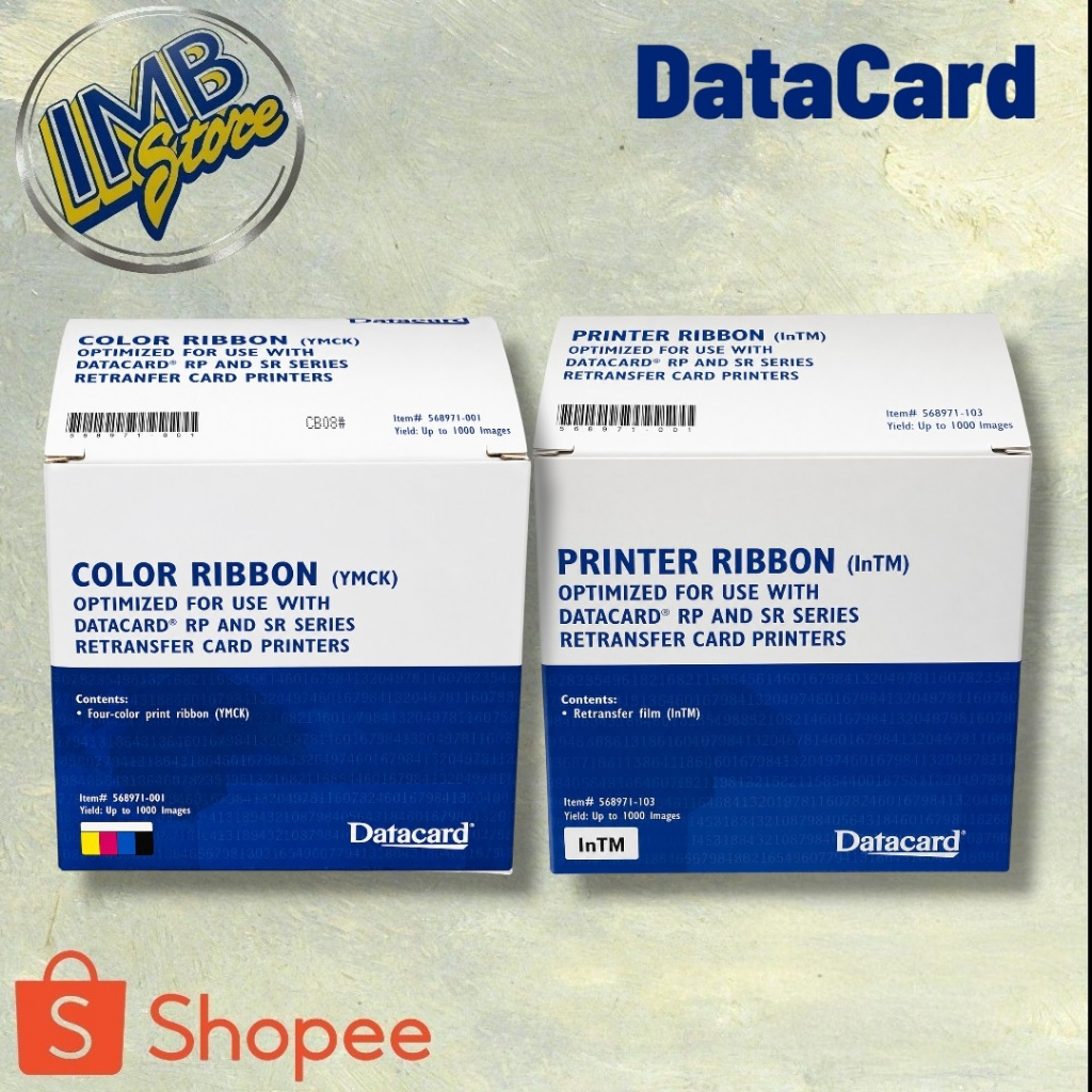 Datacard Retransfer Film 568971-503 Printer Ribbon InTM 1000 Images  Ribbon Color YMCK 568971-001 Fo