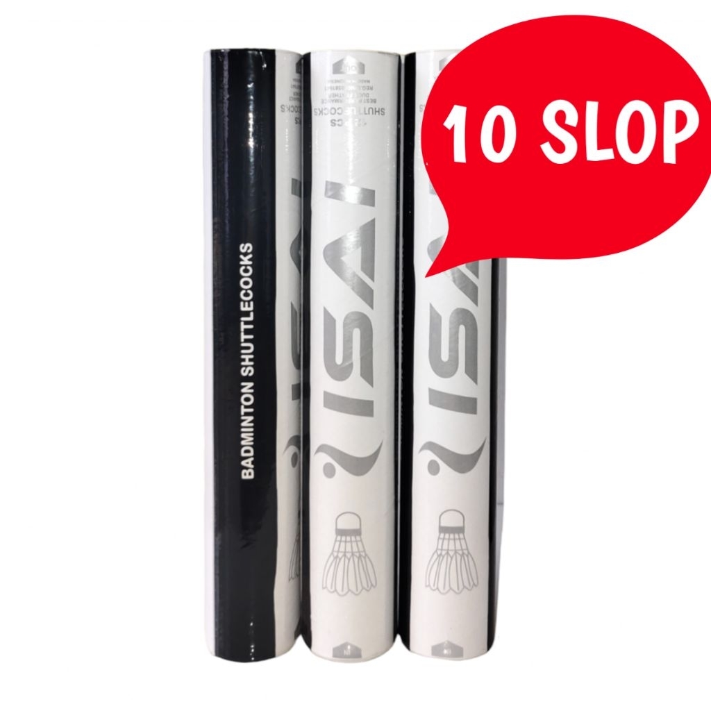 10 slop Shuttlecock badminton isai hitam Kok badminton isai hitam /isai / isai hitam