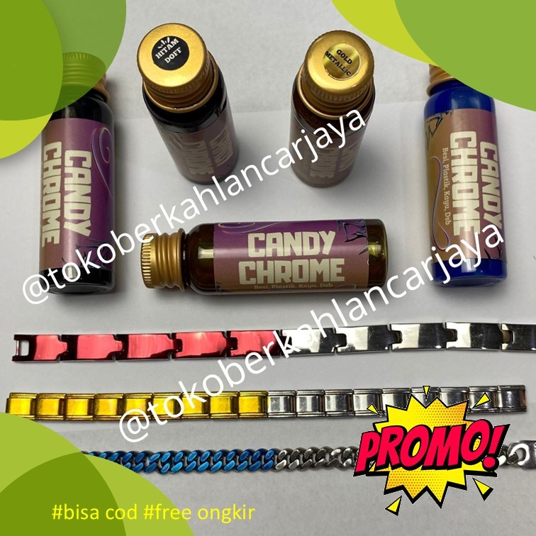 (OLES) 20 ML CAT CANDY CHROME PEWARNA LOGAM, PELAPIS CHROME CANDY CHROME ORIGINAL