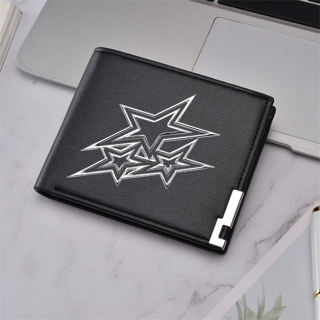 Goodness - Dompet Gambar Element Silver Y2K Dompet wallet import Leather Pu Dompet Lipat Pria - EY1