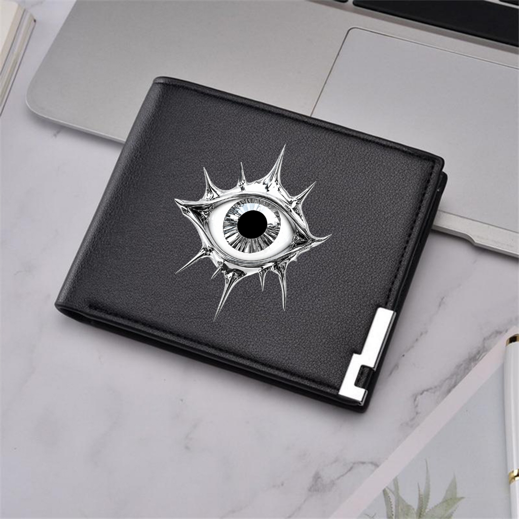 Goodness - Dompet Gambar Element Silver Y2K Dompet wallet import Leather Pu Dompet Lipat Pria - EY5