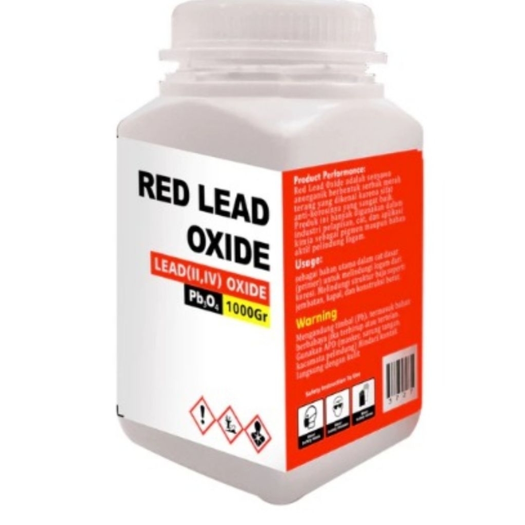 RED LEAD OXIDE powder ex vietnam 1kg 500gr