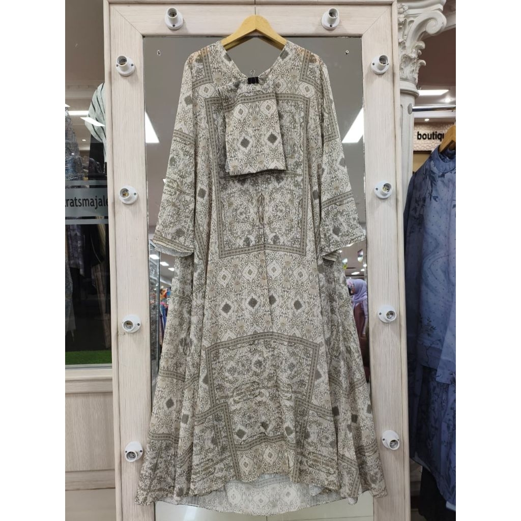 AGHNIA/Abaya zizah set Scraft by Aghnia/Set terbaru/Set premium/Set elegant