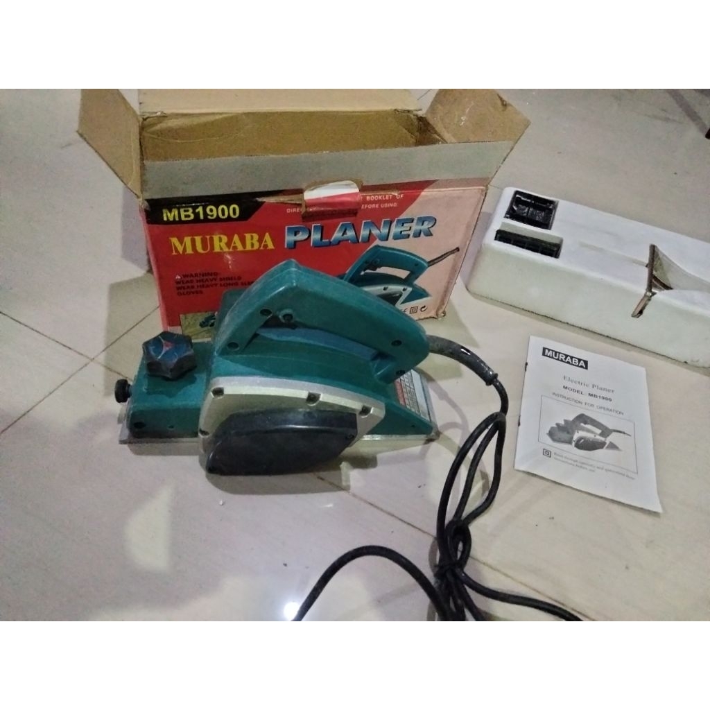 MURABA mesin sugu serut ketam kayu tangan elektrik portabel portable electric hand planer power tool