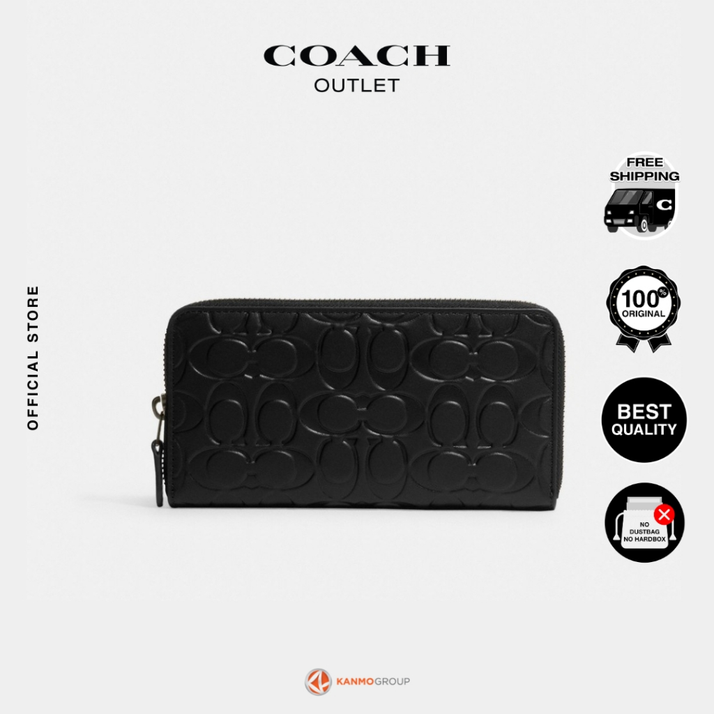 Coach Accordion Wallet - Dompet Panjang Pria