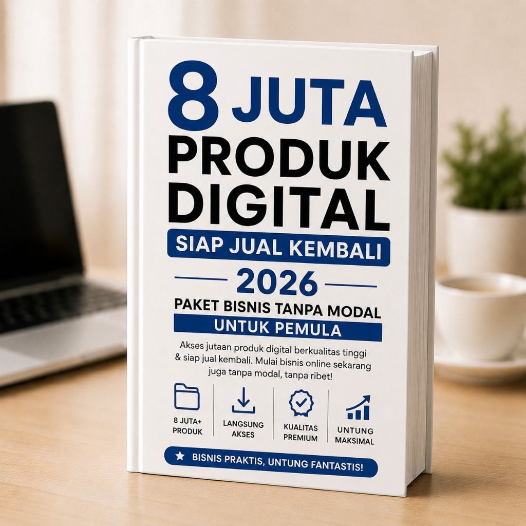 Mega Database 8 Juta+ Produk Digital PLR - Aset Bisnis Passive Income