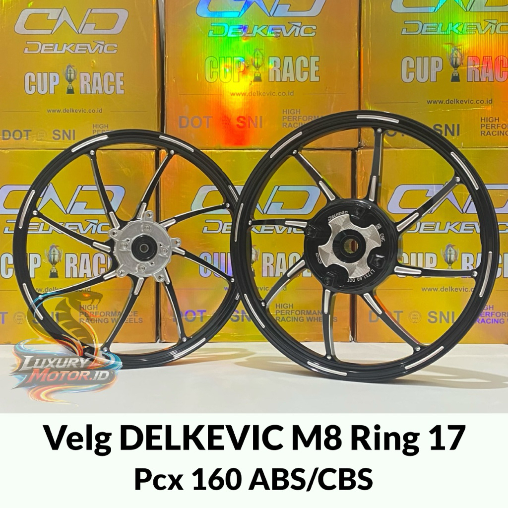 Velg DELKEVIC M8 Palang 8 Ring 17 pcx 160 abs cbs uk 140/160 velg delkevic m8 ring 17 pcx 160 abs cb