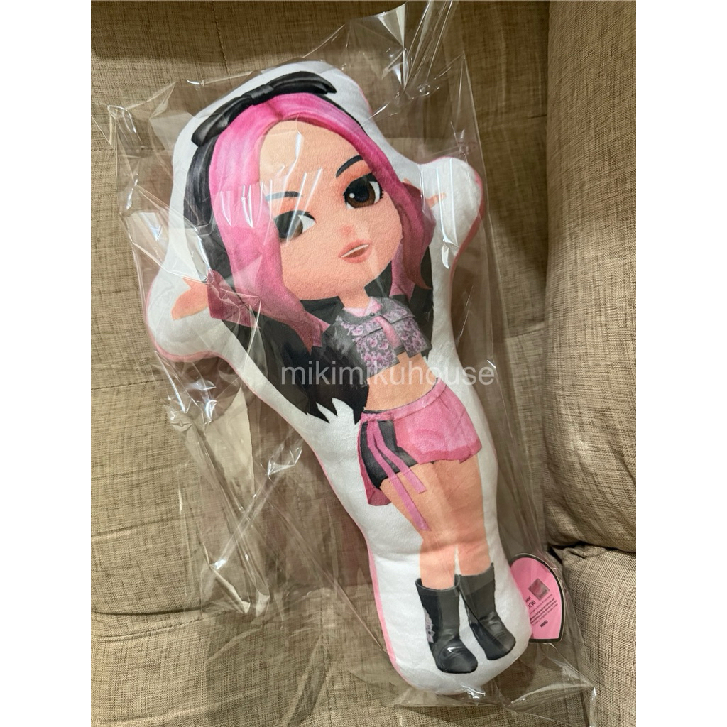 MINISO BLACKPINK DOLL JENNIE BONEKA BLACKPINK PLUSH DOLL CUSHION PILLOW READY STOCK PLUSHIE BLACKPIN