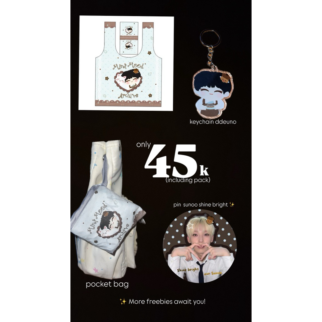 BIRTHDAY PROJECT SUNOO pocket bag sunoo mint mood
