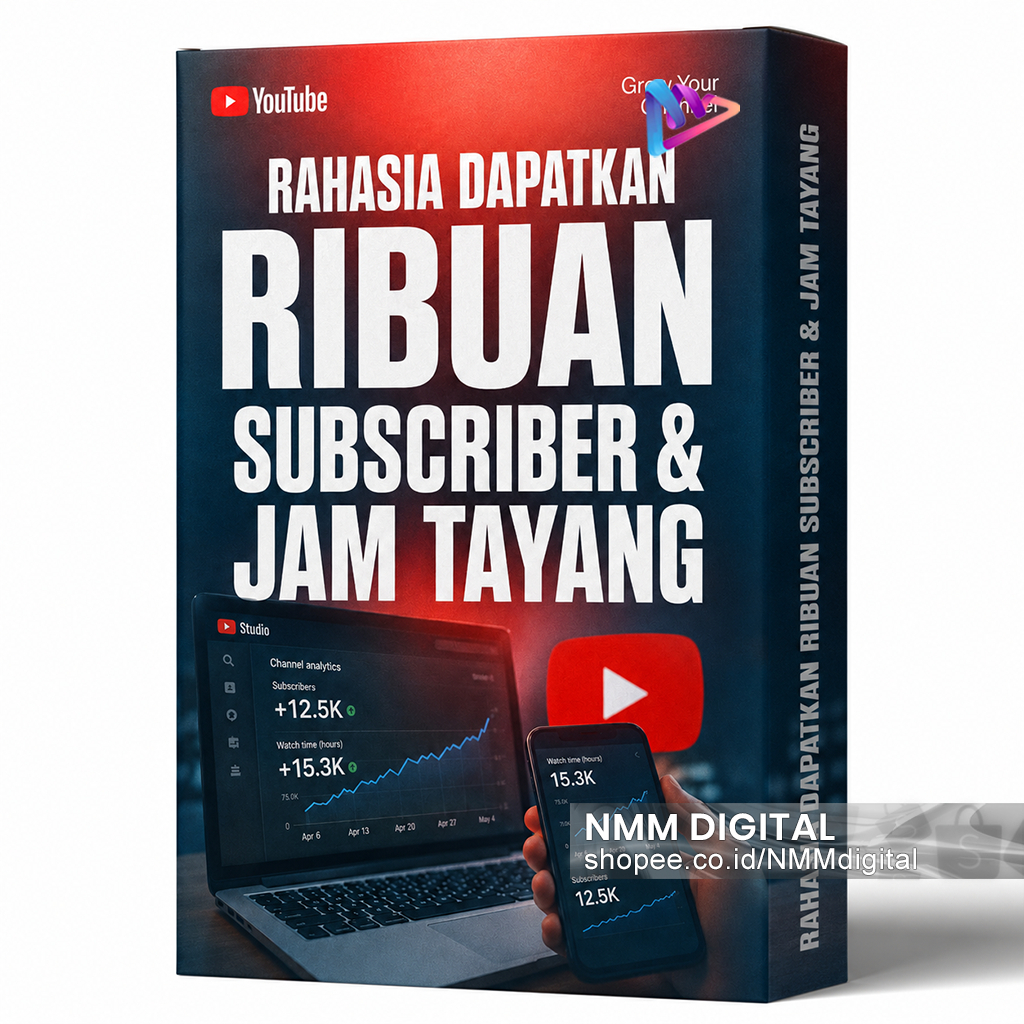 ECOURSE - BELAJAR YOUTUBE - RAHASIA Mendapatkan 1000. 4000 JAM TAYANG dengan CEPAT TRIK 4000 JT YOUT