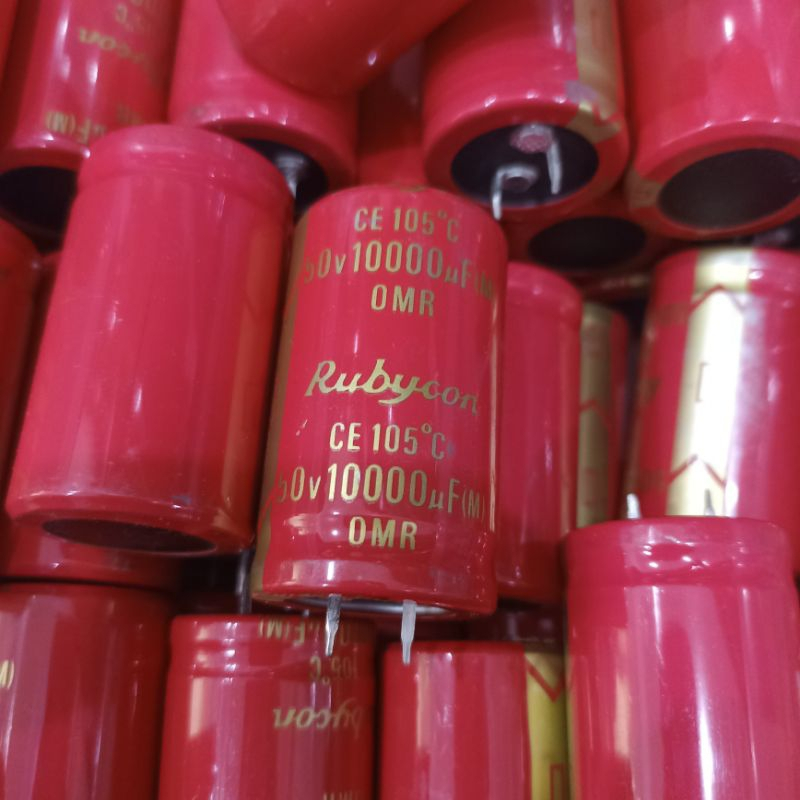 OMR Elco 10000uf 100v Rubycon Merah Rubycon Red