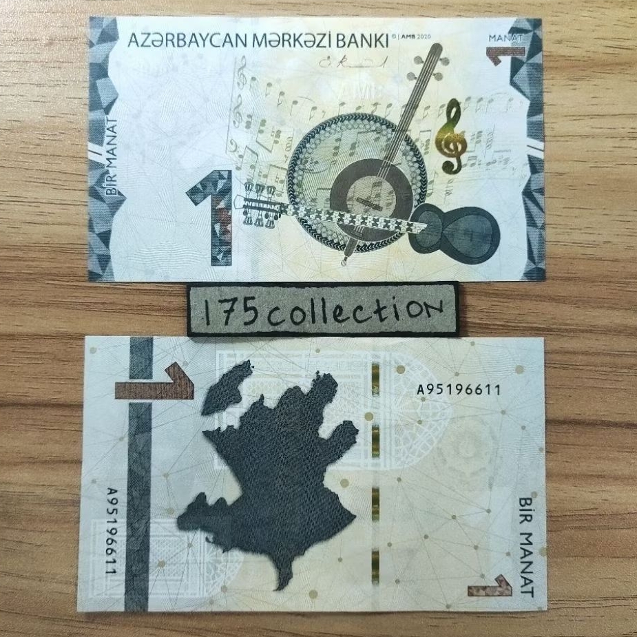 Uang asing Azerbaijan 1 Manat unc