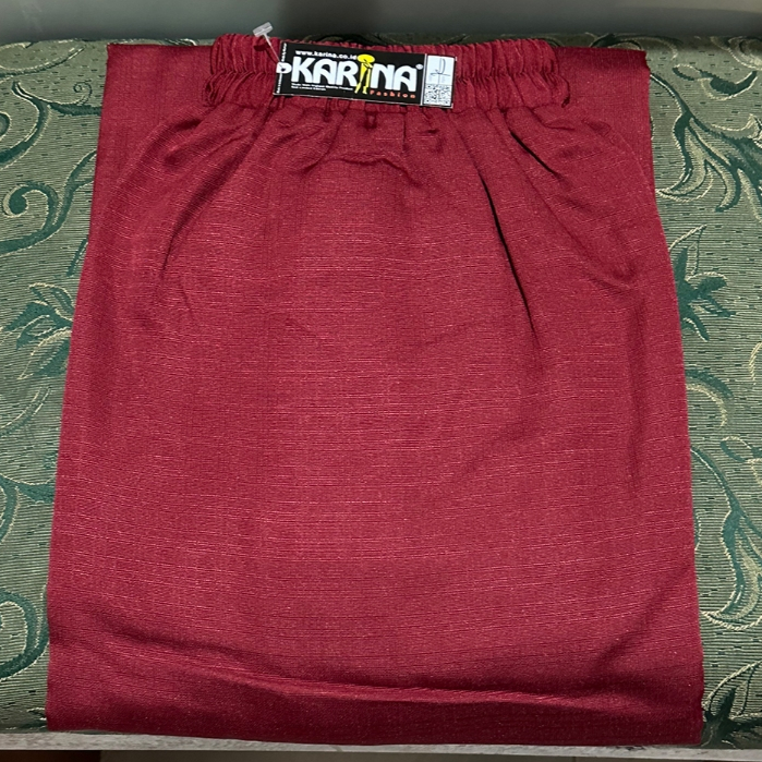 Rok Kerja Polos Panjang AMUNZEN Skirt Lebar Wanita Muslim Full Karet (Produsen Rok Wolfis Balotelli)