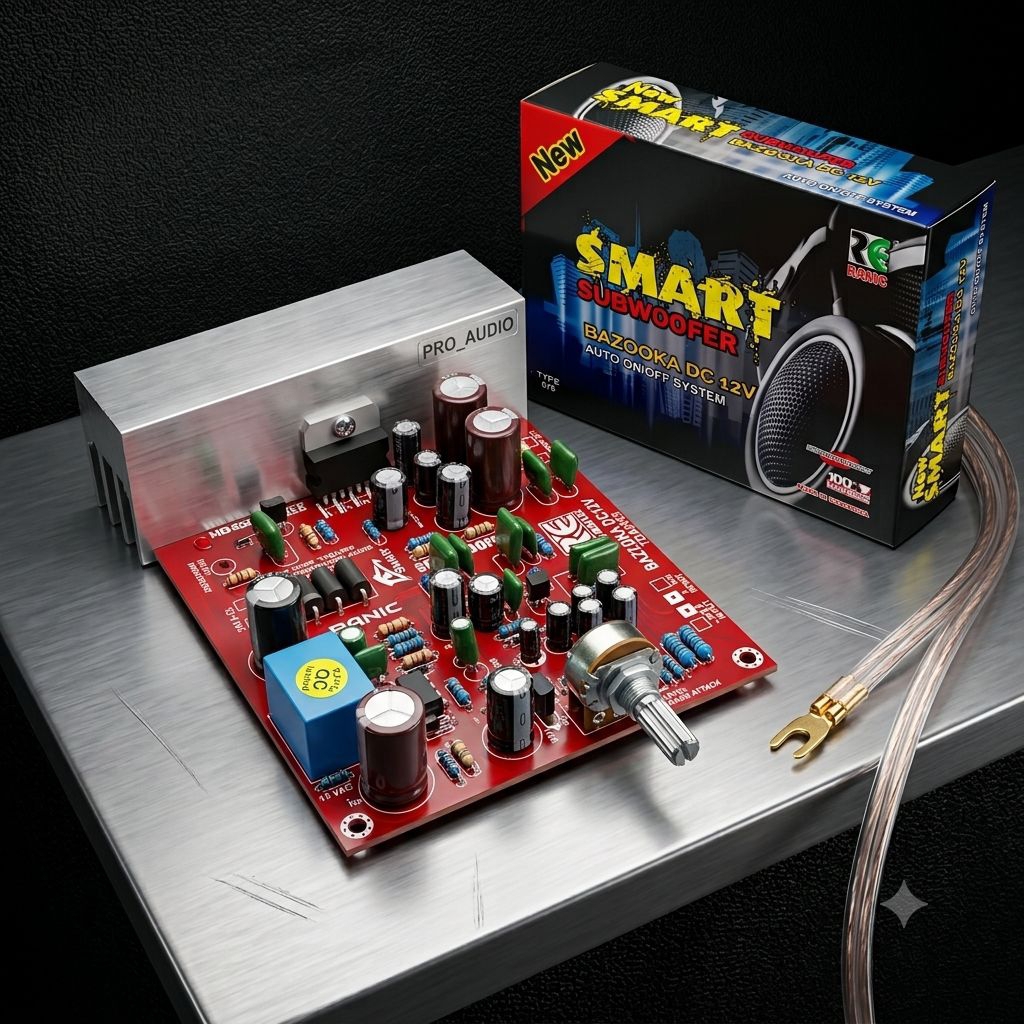 Kit Power Subwoofer 12v - Kit power bazooka - power subwoofer mobil - audio mobil - car audio