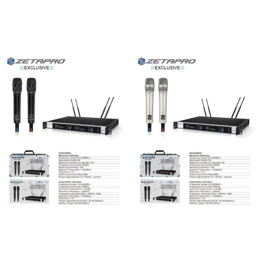 Mic wireless Zetapro Exclusive