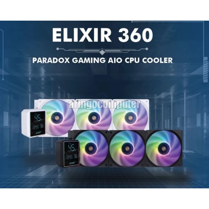 Hardware PC Paradox Gaming 360 ELIXIR AIO CPU COOLER RGB - WHITE