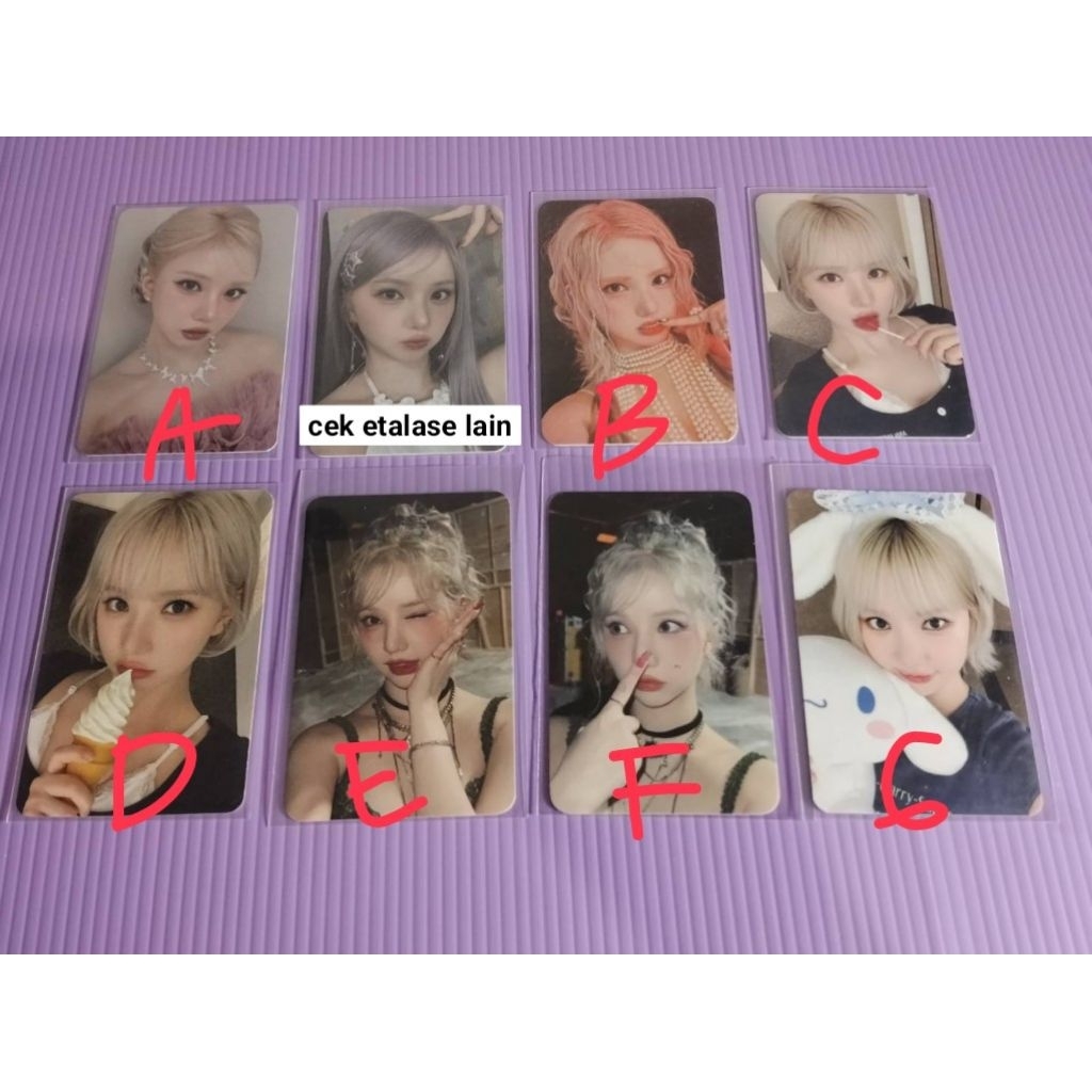 [OFFICIAL] PHOTOCARD EUNHA VIVIZ GFRIEND POB LD BENEFIT