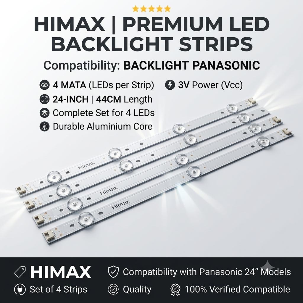 HIMAX Backlight TV Panasonic 24 Inch TH-24F305G TH-24G302G Lampu LED TV Panasonic TH24F305G