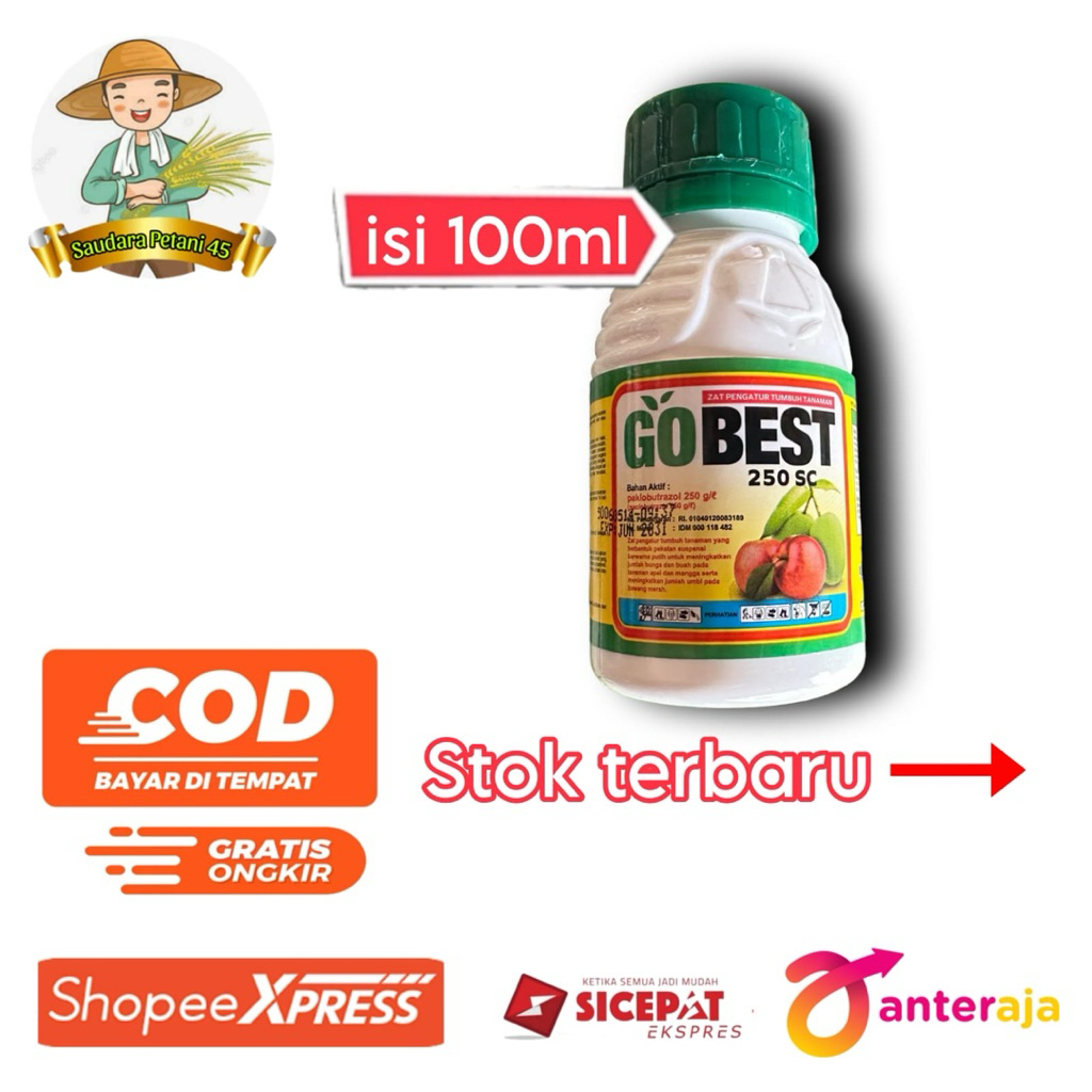 ZPT Gobest 250SC 100ml (Paclobutrazol 250g/l)