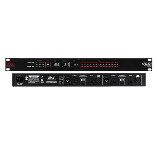 S_NET ANTI FEEDBACK DUAL CHANNEL ADVANCED FEEDBACK SUPPRESSION DBX AFS224