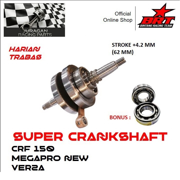 BRT Super Kruk As Stroke up CRF 150 New Megapro Verza