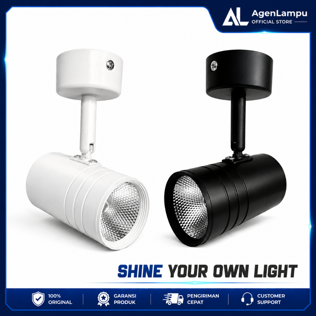 LAMPU SOROT LED SPOTLIGHT 12 WATT COB LED SPOTLIGHT PLAFON