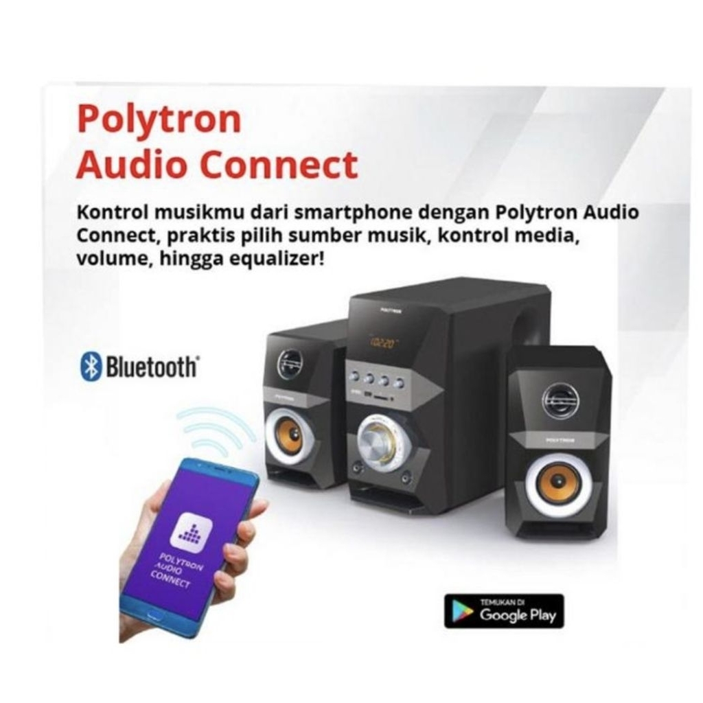 SPEAKER POLITRON HOME THEATER POLITRON PMA 9522 KARAOKE JACK MIC