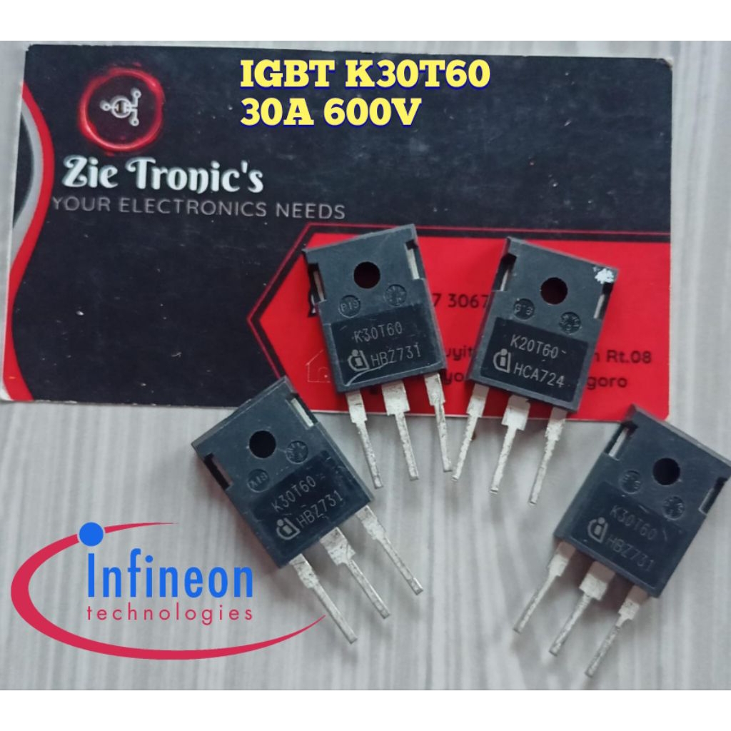 IGBT K30T60 K20T60 30N60 20N60 30A 600V ORIGINAL INFINEON BARU BUKAN CABUTAN