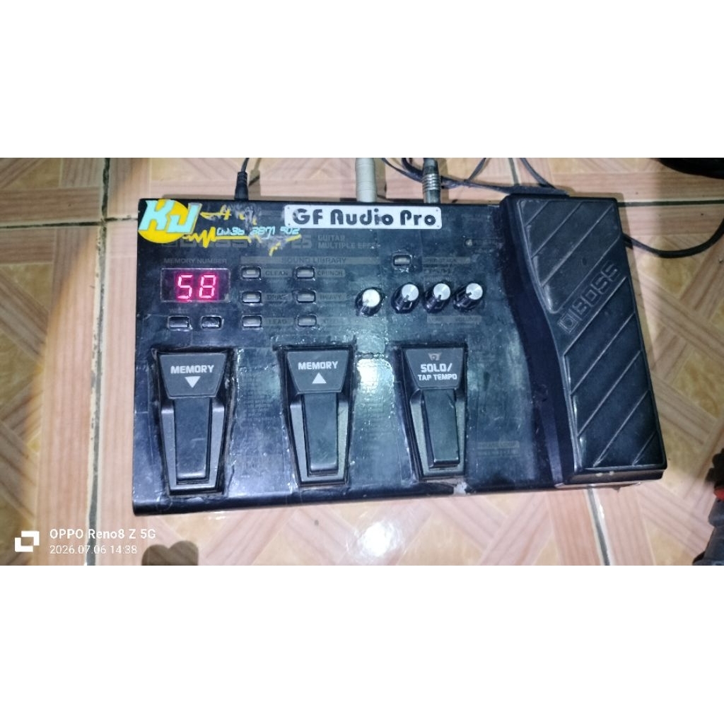 efek gitar boss me25 boss me-25