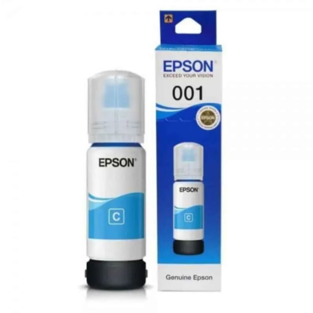 tinta printer Epson 001 cyan original L4150