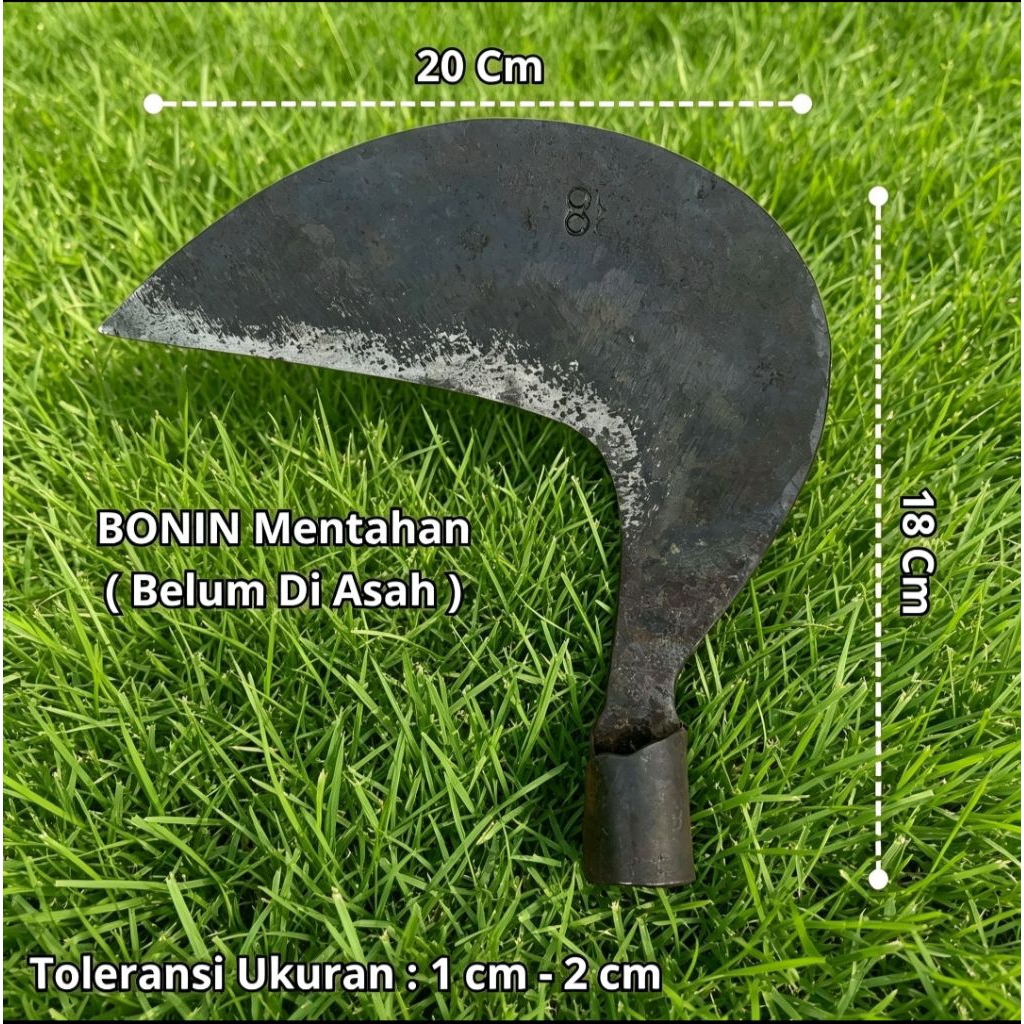 Arit Padi Dan Rumput 100% Baja Per Asli Sepuh Tua Asli Buatan Garut