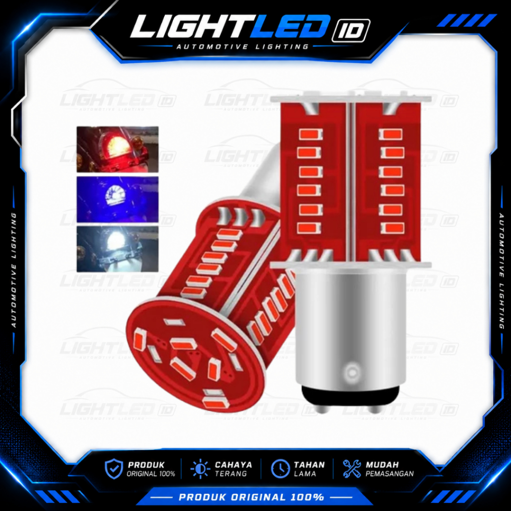 Lampu Stop Rem 30 LED Running Kedip 12 Volt Universal Bisa Ke semua Motor