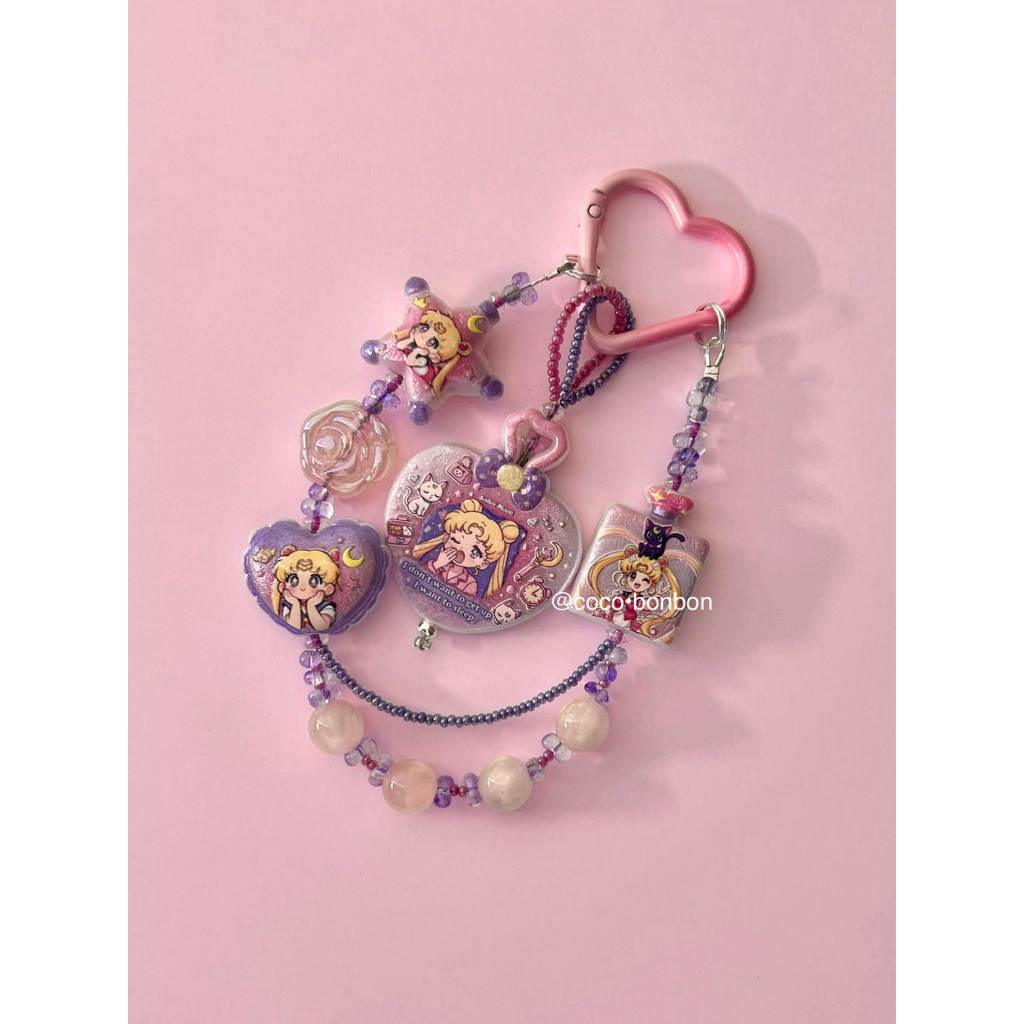 Sailor Moon Bag Charm | Cotton Candy Bag Charm
