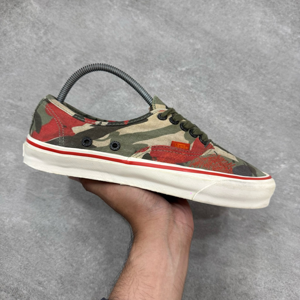 [Size 42.5] Rare Nigel Cabourn x Vans Vault OG Authentic LX “Army Green Camo” (VN0A4BV99RB1) Second 
