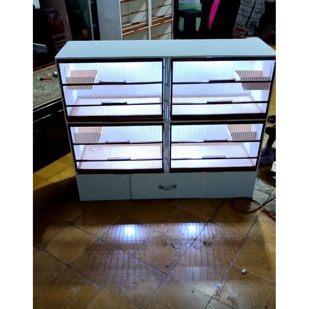 Box ternak Kenari plus Laci