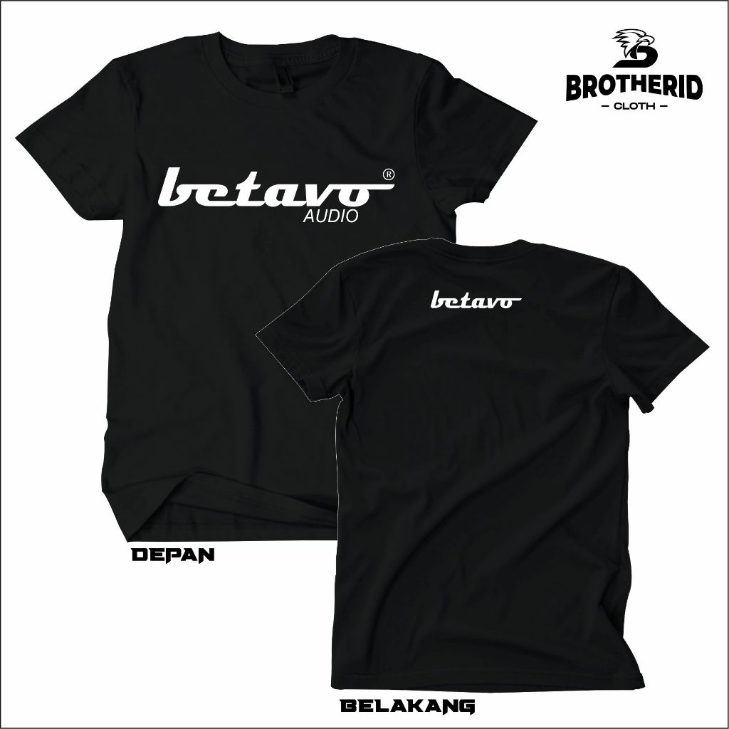 Kaos Betavo Audio Profesional Baju Operator Sound System Balap Original