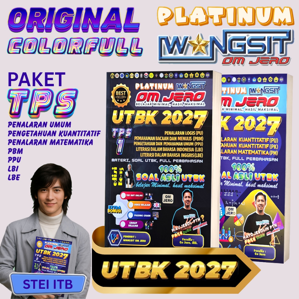 [UTBK SNBT 2027] Buku Wangsit UTBK SNBT TPS 2027 / Buku Skolastik PAKET TPS 2027