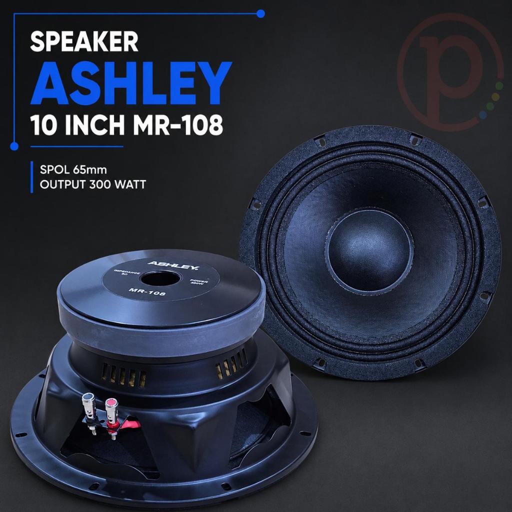 Speaker Ashley 10 Inch MR108 / Spk Komponen Ashley 10" MR 108 MR-108
