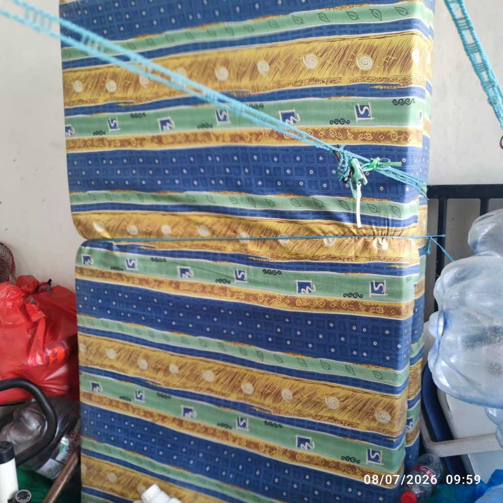 Kasur Busa Single Bekas Preloved Second Ukuran 200x90x14 cm 1 Dewasa Tebal Harga untuk 1 pc