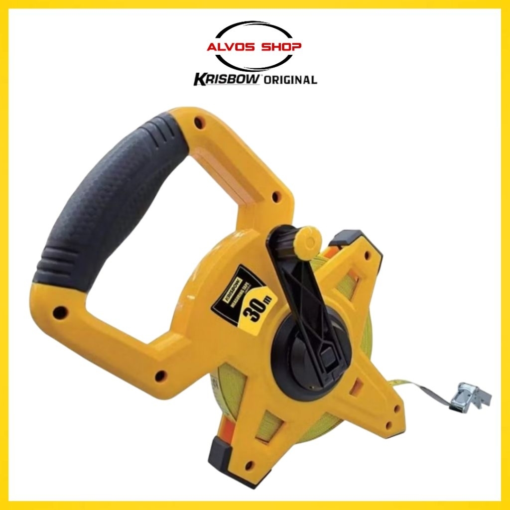 Krisbow Meteran Gulung 30 Meter Fiberglas