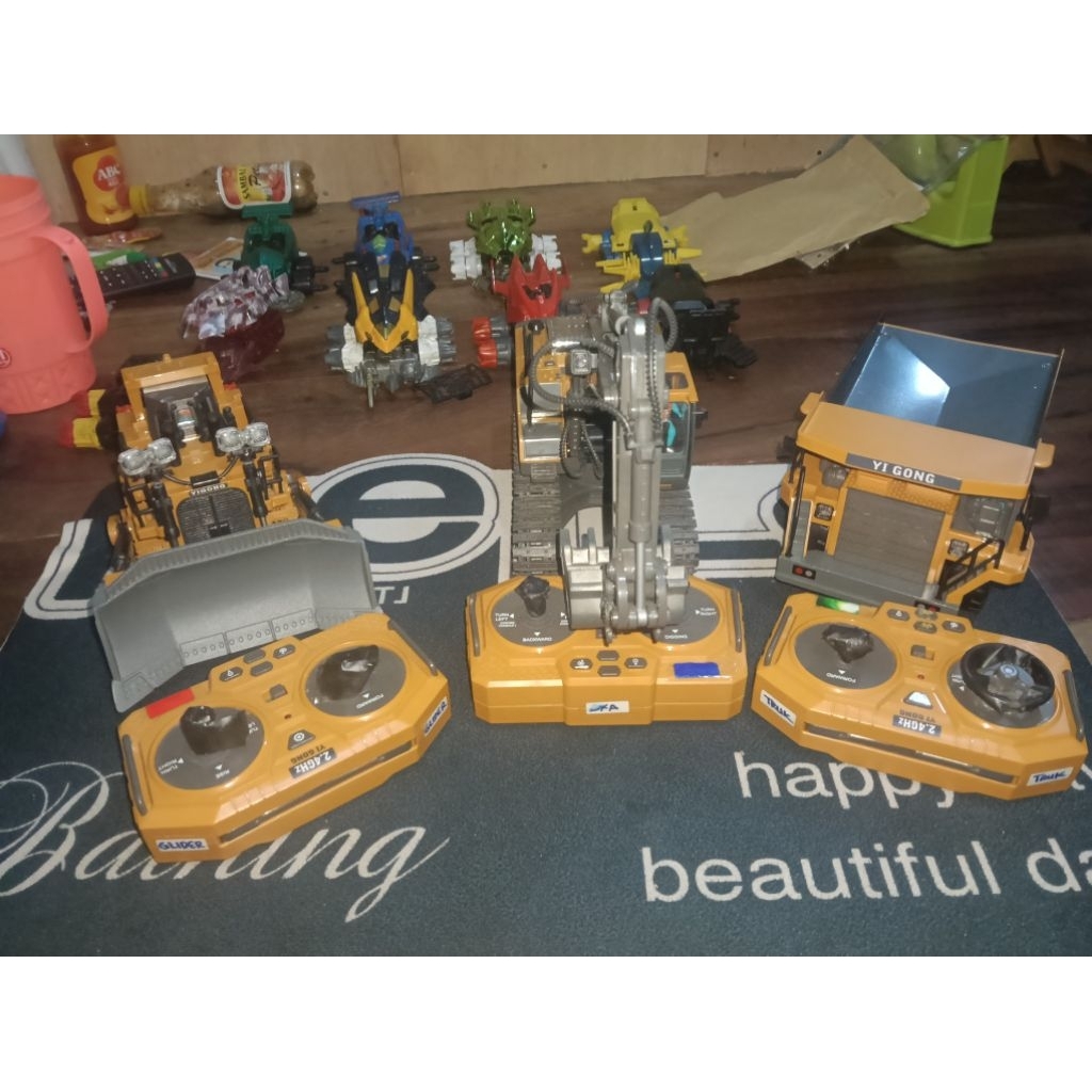 RC konstruksi buldozer exa truck