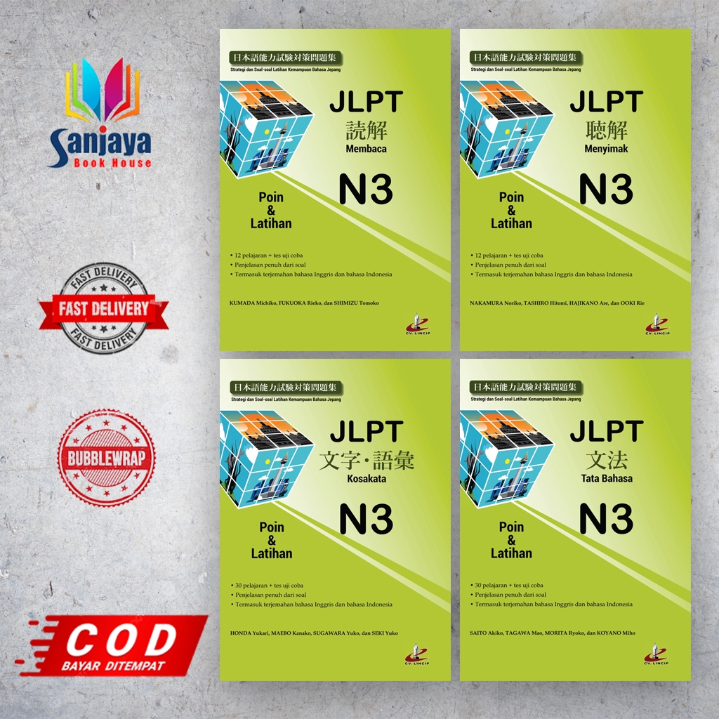 JLPT N3 Strategi dan Soal Latihan Kemampuan Bahasa Jepang JLPT N3